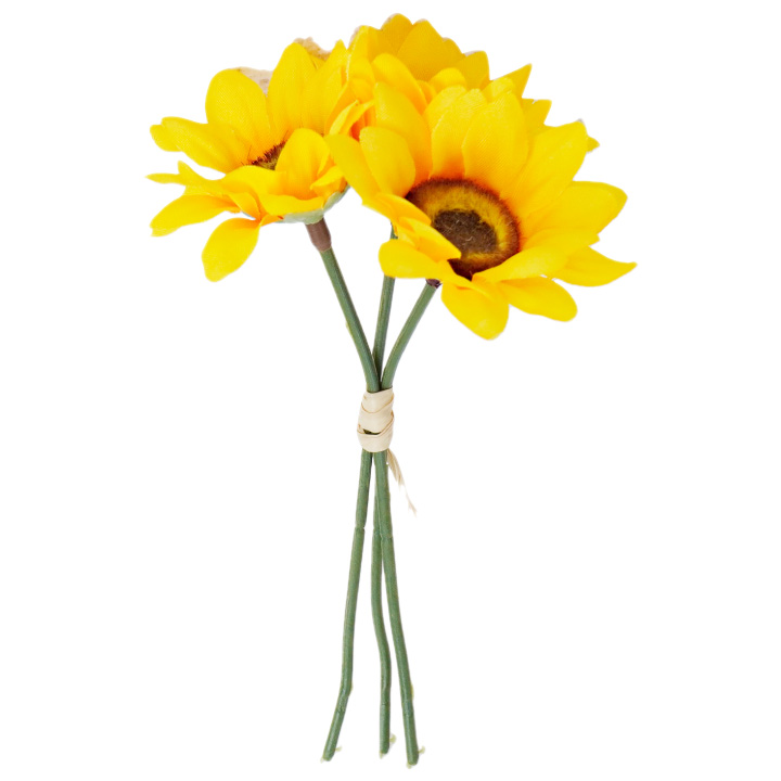 仏具 造花 ひまわり ヒマワリ 1束3本 アーティフィシャルフラワー