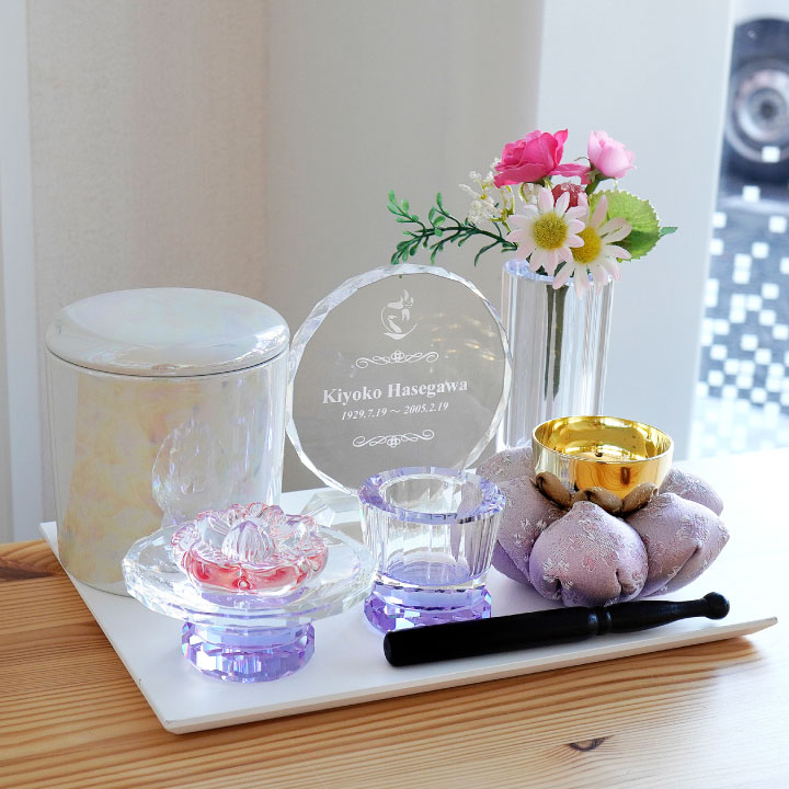 仏具 おりん お花 布団 金襴 座布団 セット 花座布団 ピンク イエロー
