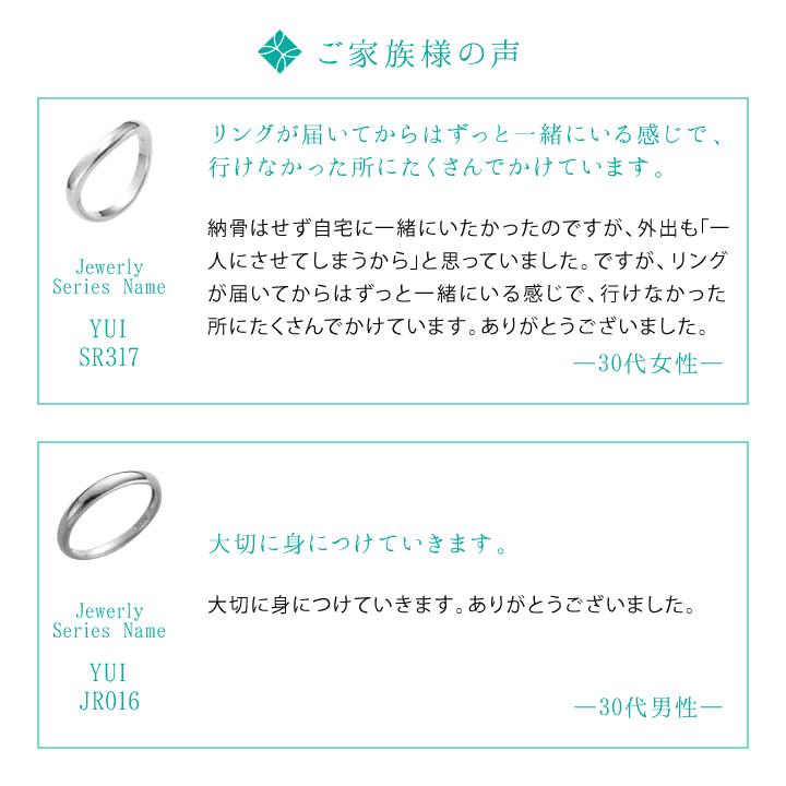 遺骨リング 遺骨 アクセサリー YUI 誕生石 指輪 ゴールド SR318