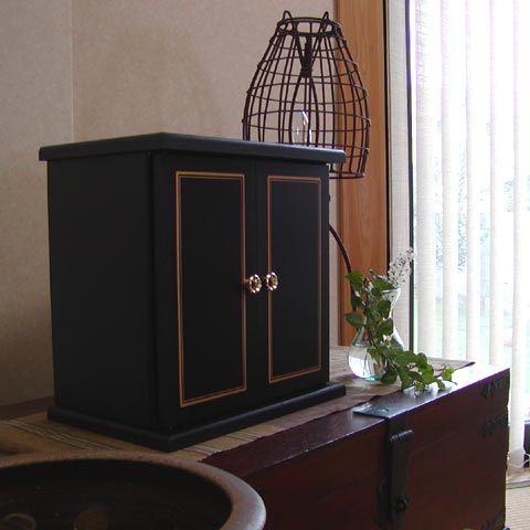 ペット仏壇 漆器仏壇 クレマチス ミニ メモリアルの詳細画像1