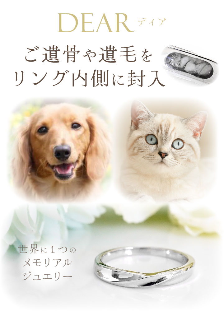 ペット 遺骨 リング 指輪 DEAR ディア ...の詳細画像2