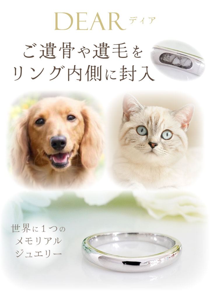 ペット 遺骨 リング 指輪 DEAR ディア ...の詳細画像2