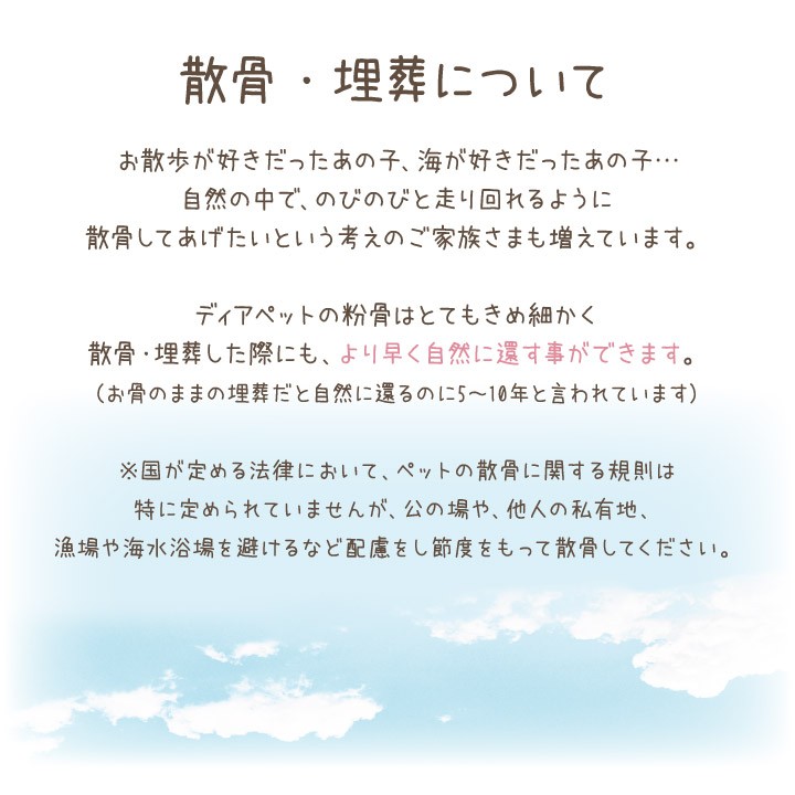 【今だけ20%OFF】ペット 遺骨 粉骨 サービス パウダー加工 ペット供養 骨 パウダー カビ対策 関連画像4