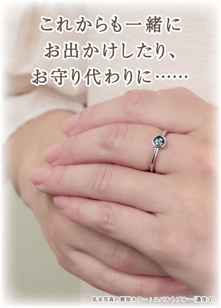 ペット 遺骨 リング 指輪 名入れ クオーリア...の詳細画像2