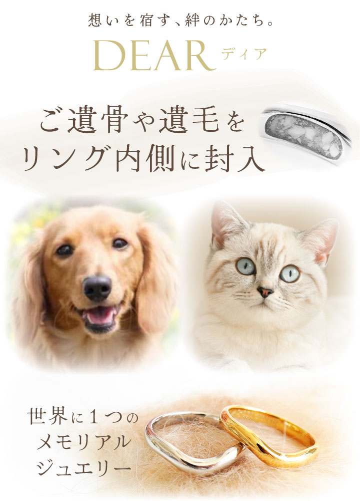 ペット 遺骨 リング 指輪 DEAR ディア ...の詳細画像2