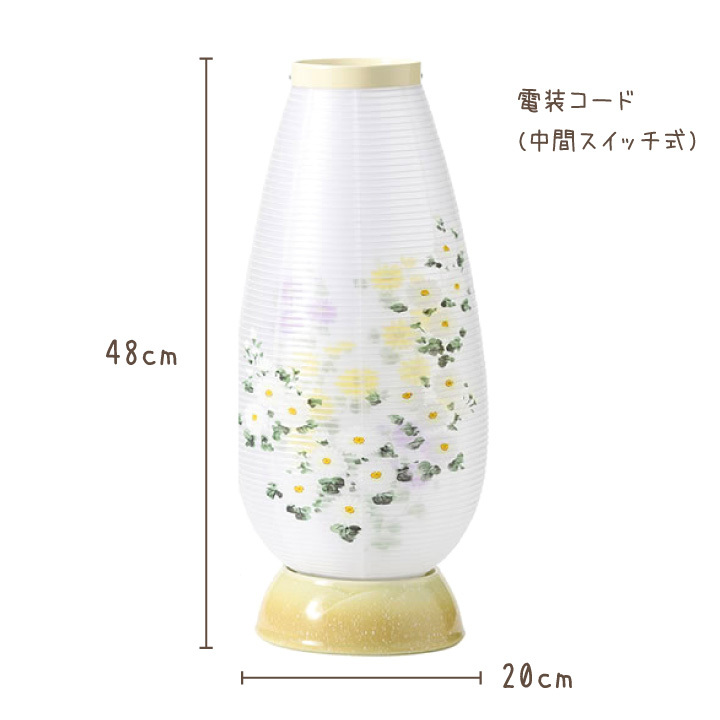 ペット お盆 やわらぎ 提灯 ゆず さくら 単...の詳細画像5