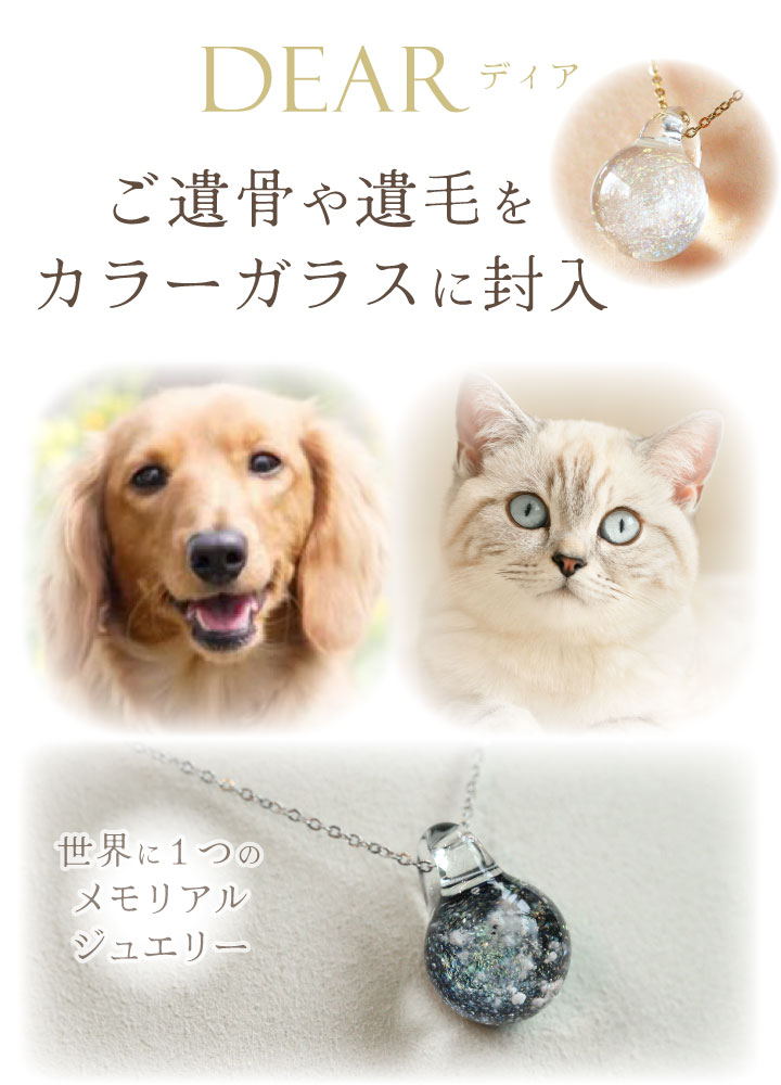 ペット 遺骨 ネックレス DEAR ディア T...の詳細画像2