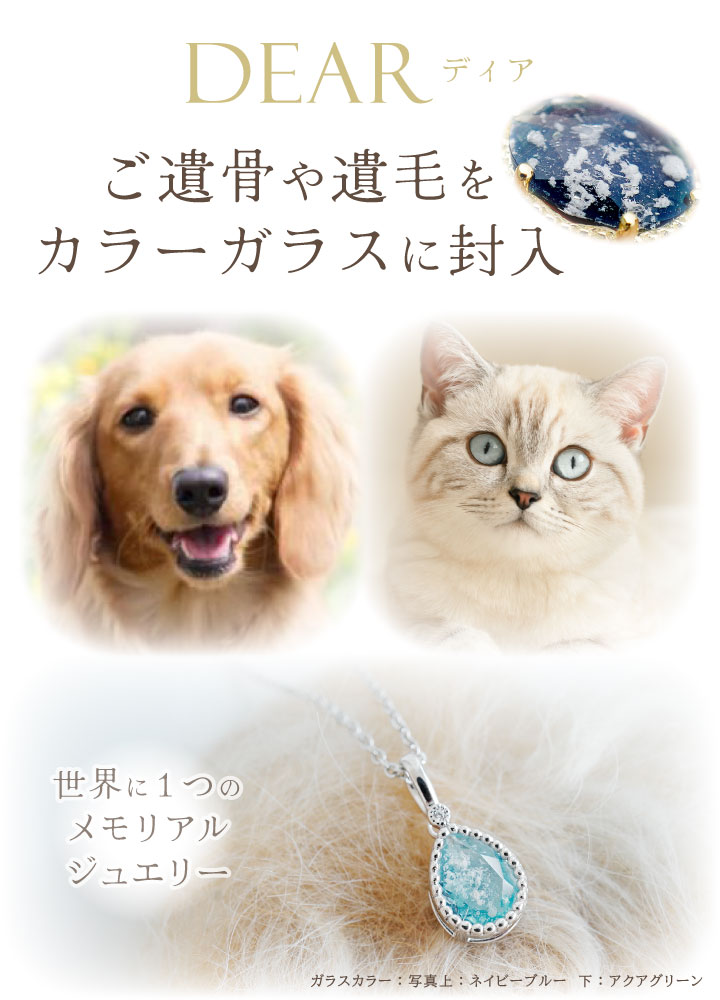 ペット 遺骨 ネックレス DEAR ディア T...の詳細画像2