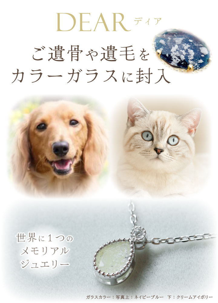 ペット 遺骨 ネックレス DEAR ディア T...の詳細画像2