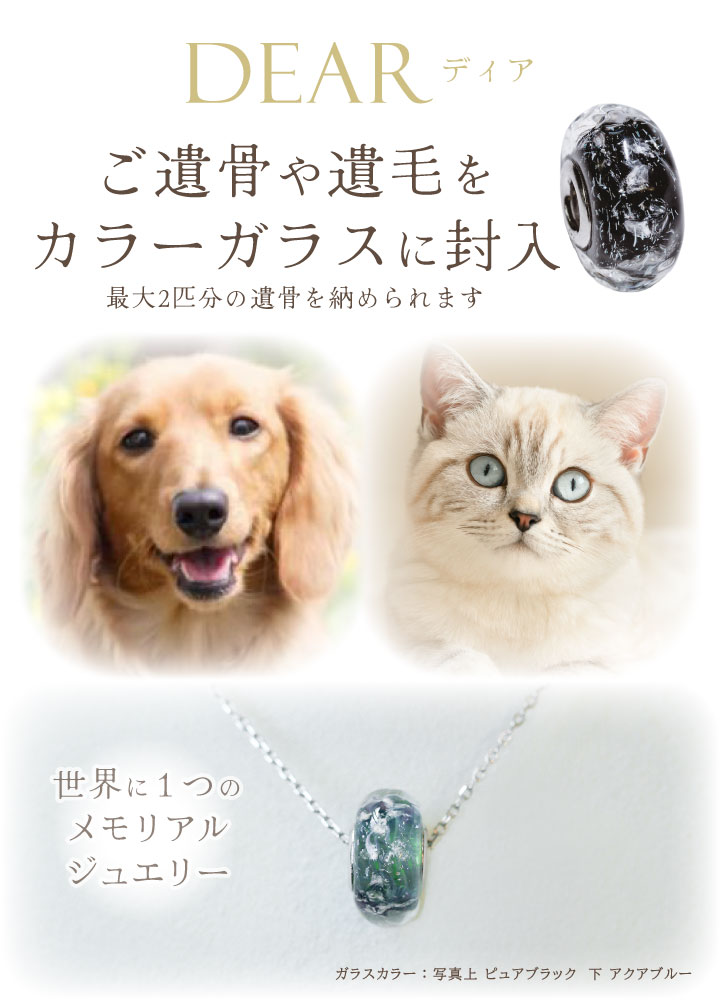 ペット 遺骨 ネックレス DEAR ディア T...の詳細画像2