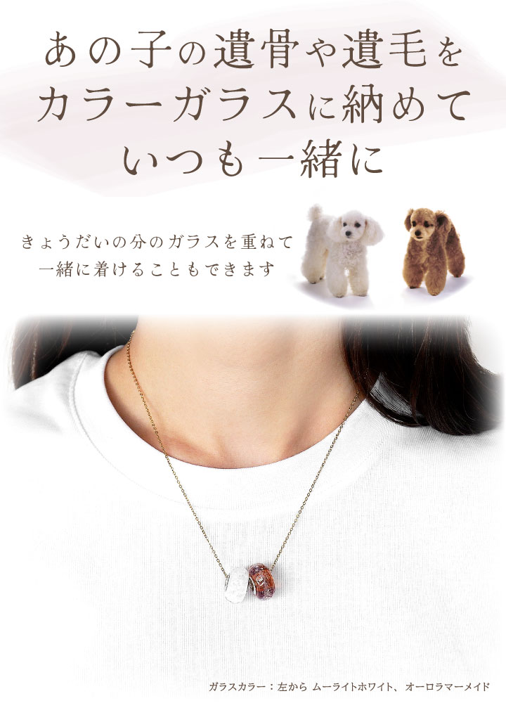 ペット 遺骨 ネックレス DEAR ディア T...の詳細画像3