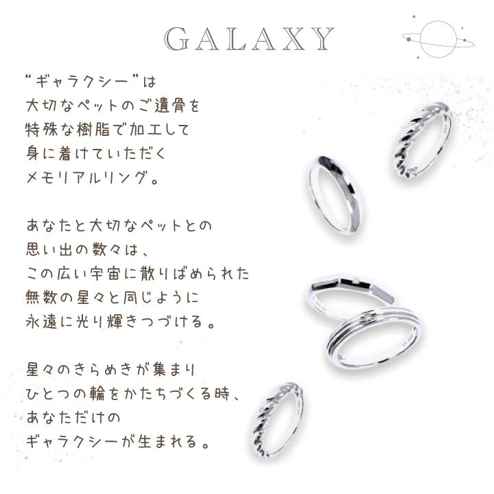 ペット 遺骨 アクセサリー GALAXY VE...の詳細画像3