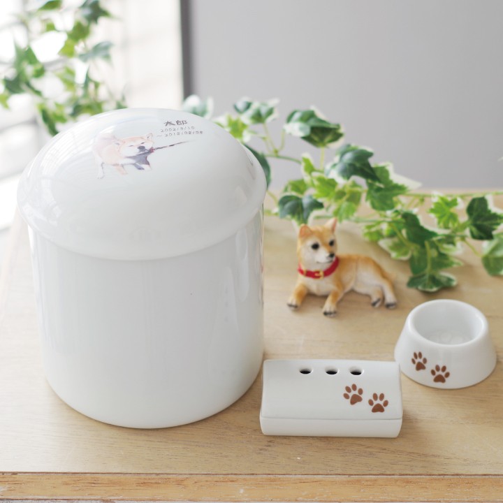 ペット 骨壷 5寸 ペット骨壷 虹の橋骨壷 犬｜dearpet｜07