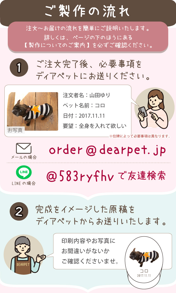 ペット 位牌 ペット位牌 木製 ウッドスタンド メッセージ 写真 特製BOX付｜dearpet｜17