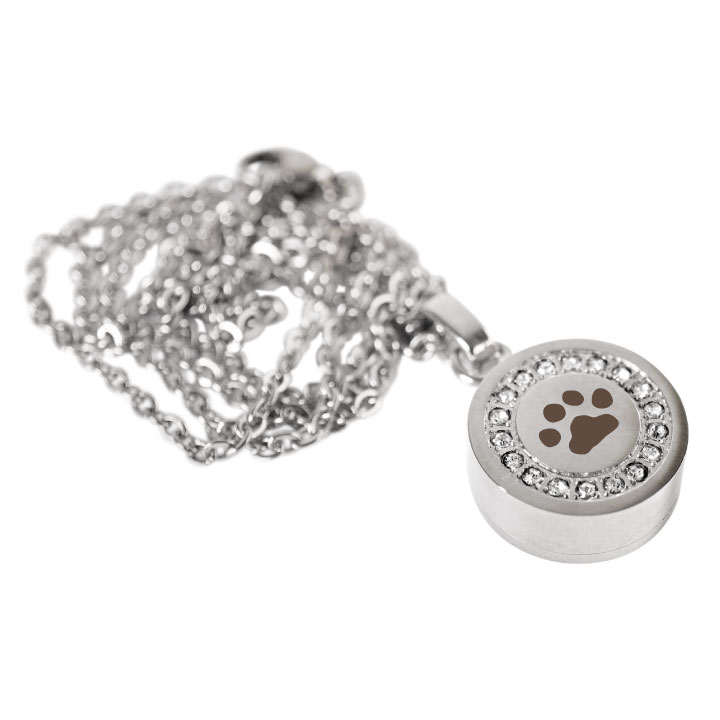 オリジナル アイアン ステンレス 愛犬 ペット ペット 遺骨ペンダント 足あと 肉球 刻印 エタニティ ステンレス 名