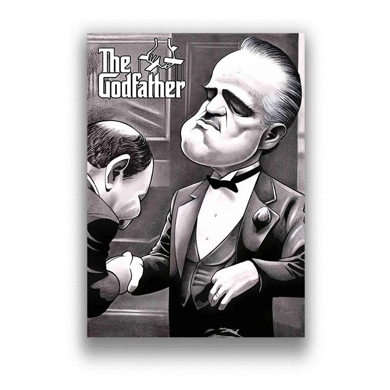 C322 The Godfather ゴッドファーザー 大 ポスター 70x50cm グッズ 高級 海外 映画 おしゃれ アート 大判 アルパチー｜decent｜04