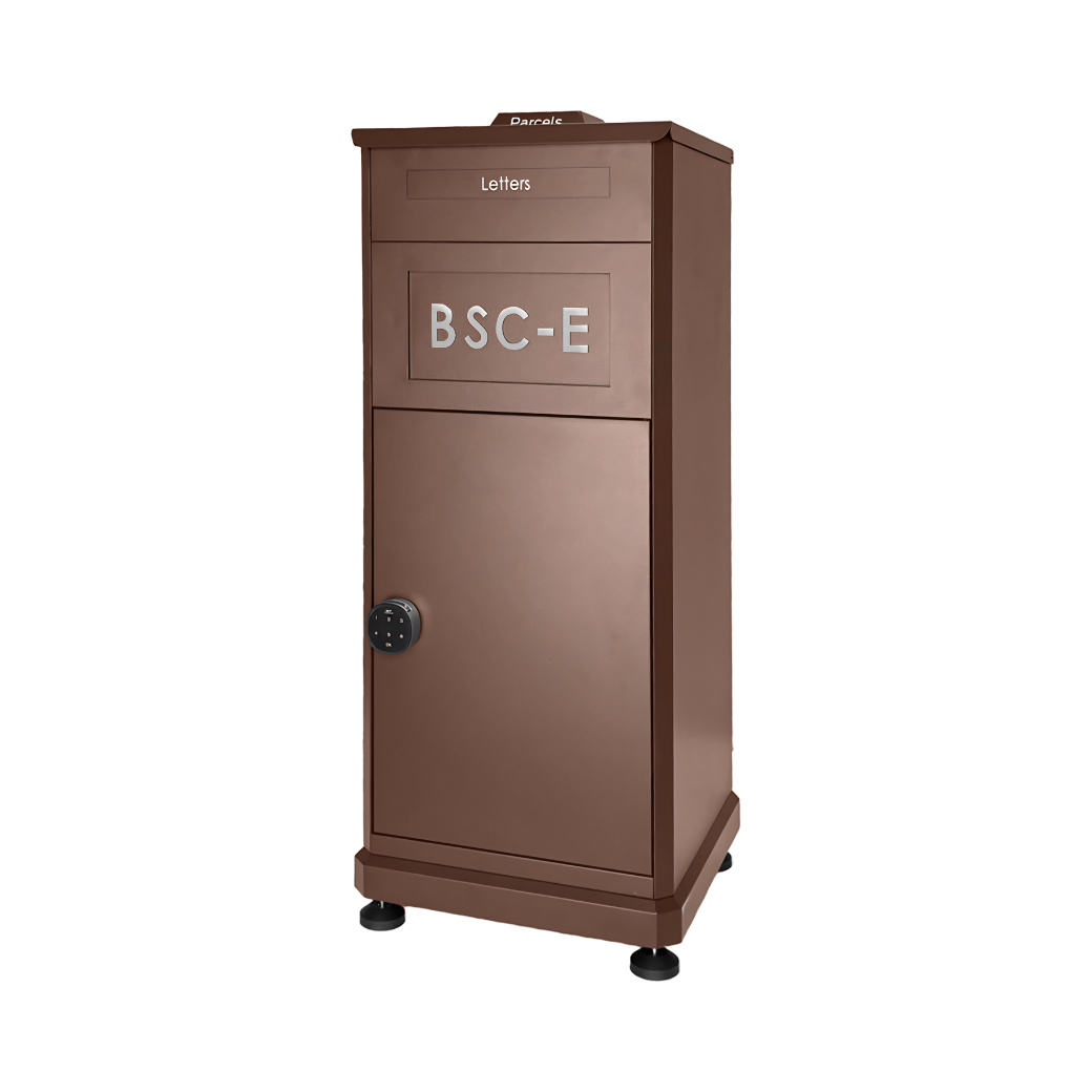 宅配ボックス 電子キー 戸建 ポスト一体型 大型 115L E-Type 防水 おしゃれ 屋外 一戸建て用 置き配ボックス アメリカンポスト P.D.Box Basic | Friendly GARDEN | 04