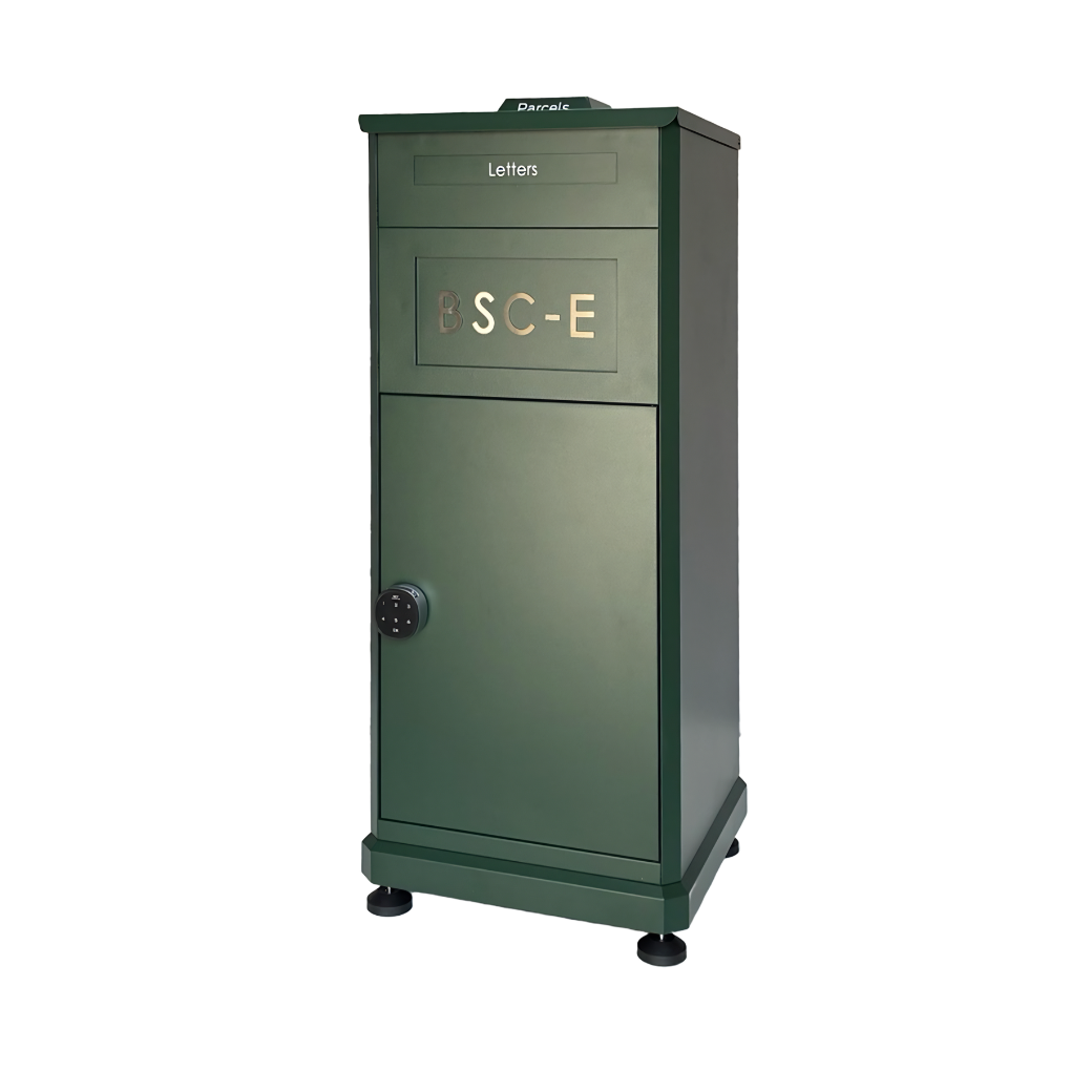 宅配ボックス 電子キー 戸建 ポスト一体型 大型 115L E-Type 防水 おしゃれ 屋外 一戸建て用 置き配ボックス アメリカンポスト P.D.Box Basic | Friendly GARDEN | 03