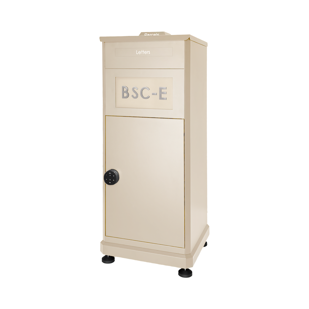 宅配ボックス 電子キー 戸建 ポスト一体型 大型 115L E-Type 防水 おしゃれ 屋外 一戸建て用 置き配ボックス アメリカンポスト P.D.Box Basic | Friendly GARDEN | 02