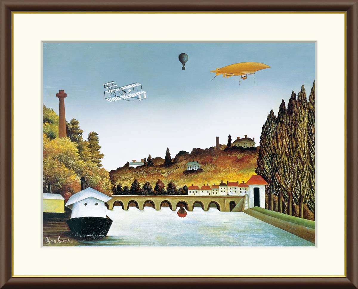 アート額絵 ルソー F6 名画 高精細巧芸画 複製画 手彩仕上げ 額装品