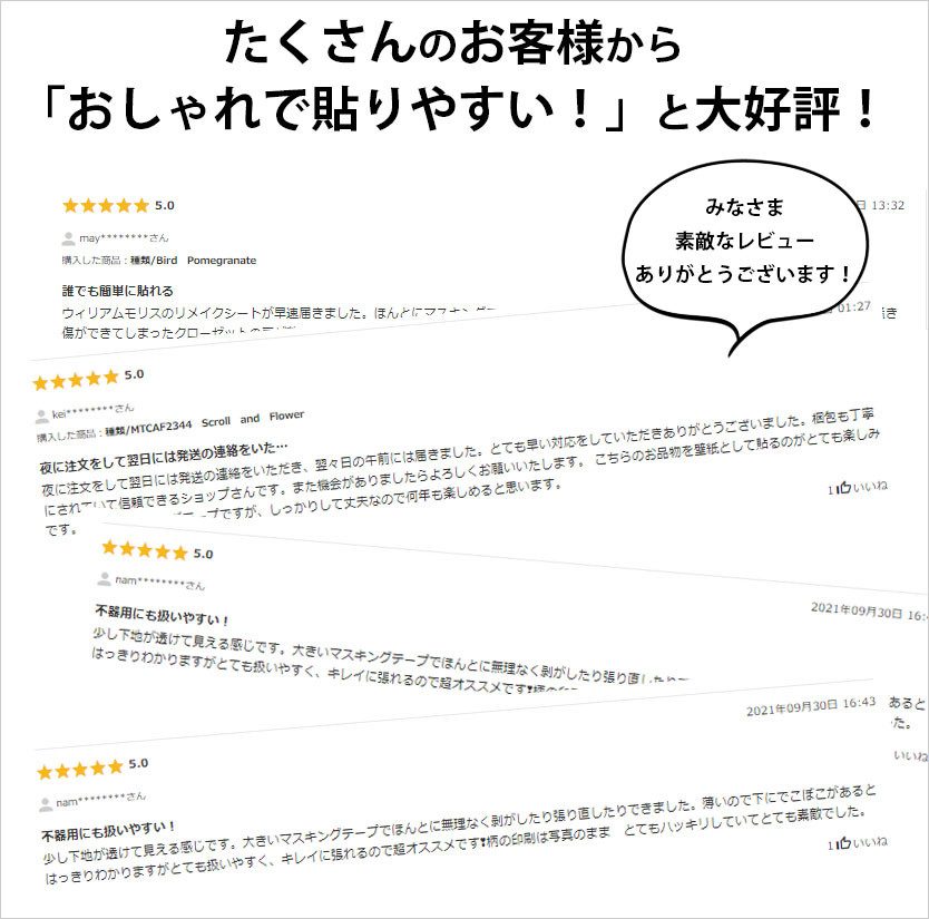 モリス インテリア装飾用シール