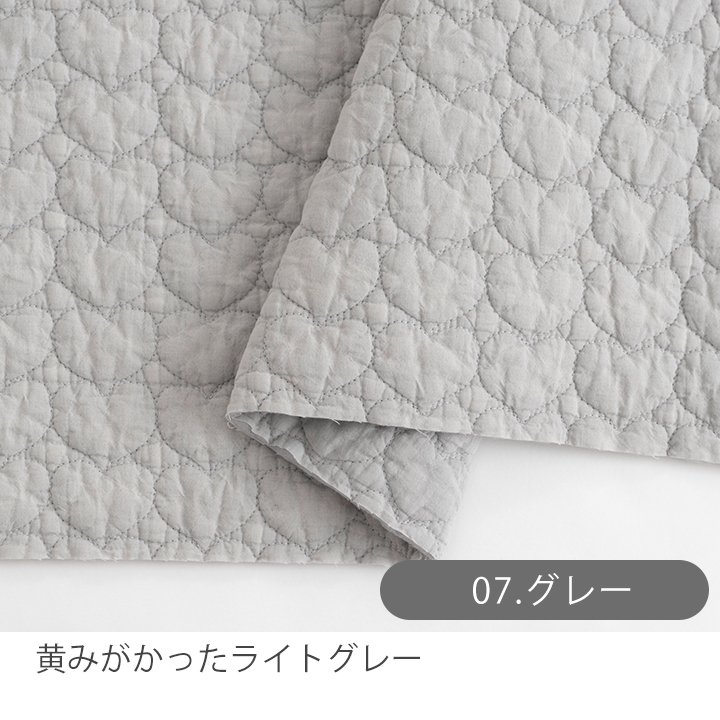 生地 布 ヌビ生地 ハートキルト 幅約138cm ヌビキルティング生地 ラインキルティング生地【50cm単位販売】【オリジナル生地】 | デコレクションズ | 07