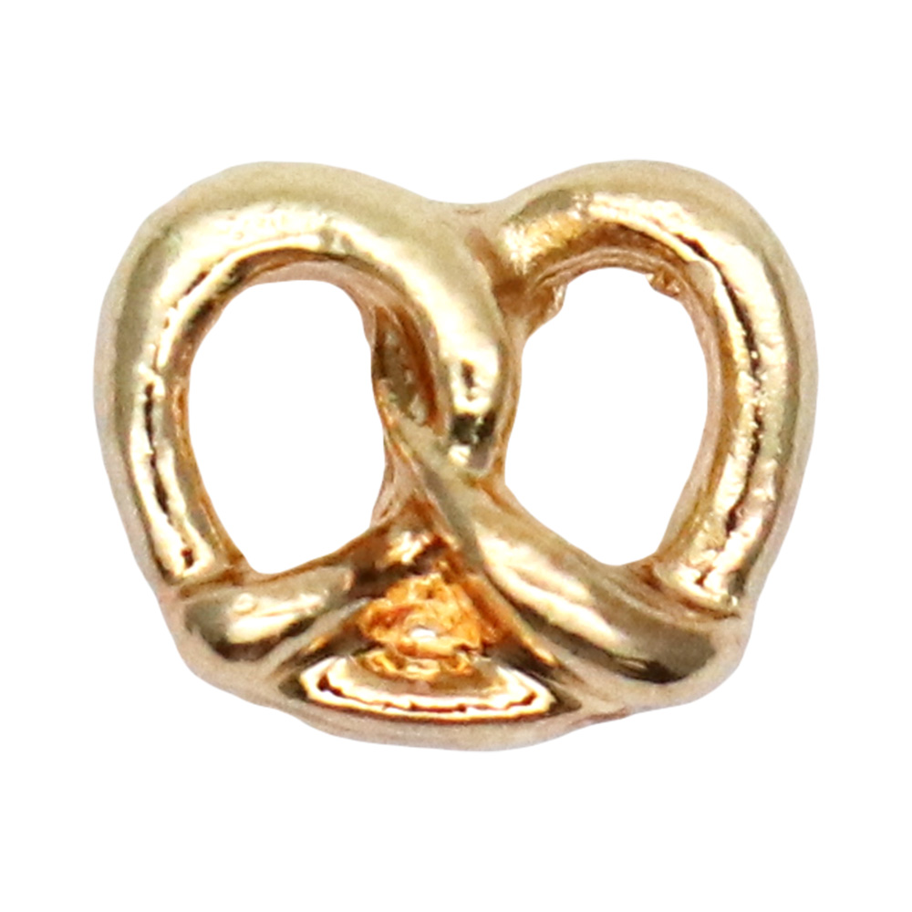 [ネコポス送料無料]ネイルパーツ クロワッサン&プレッツェルパーツ [ゴールド 金/シルバー 銀] 全4種 2個入り ジェルネイル | ブランド登録なし | 04