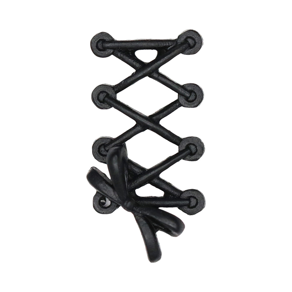 ネコポス送料無料]ネイルパーツ ガーリー編み上げリボンパーツ 全5種