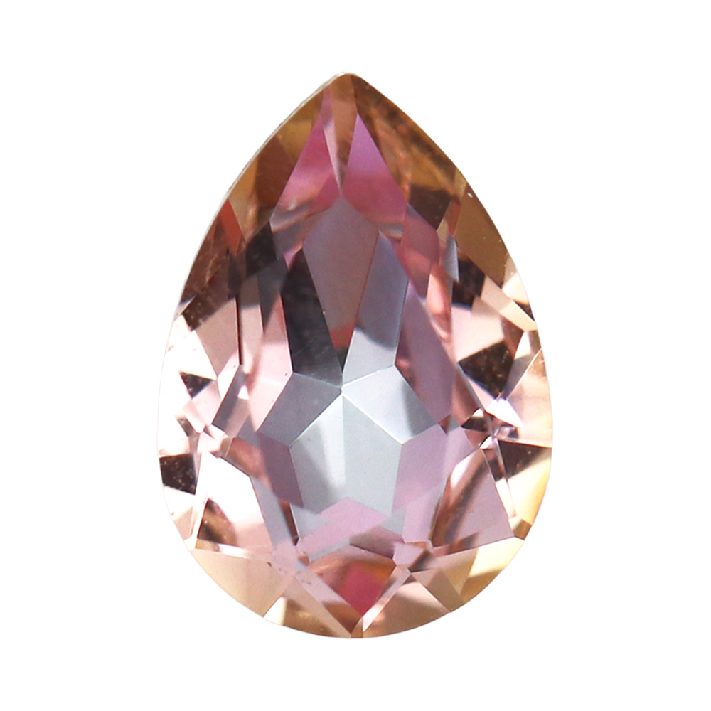 ネコポス送料無料]ラインストーン ローズゴールドVカットストーン 全3