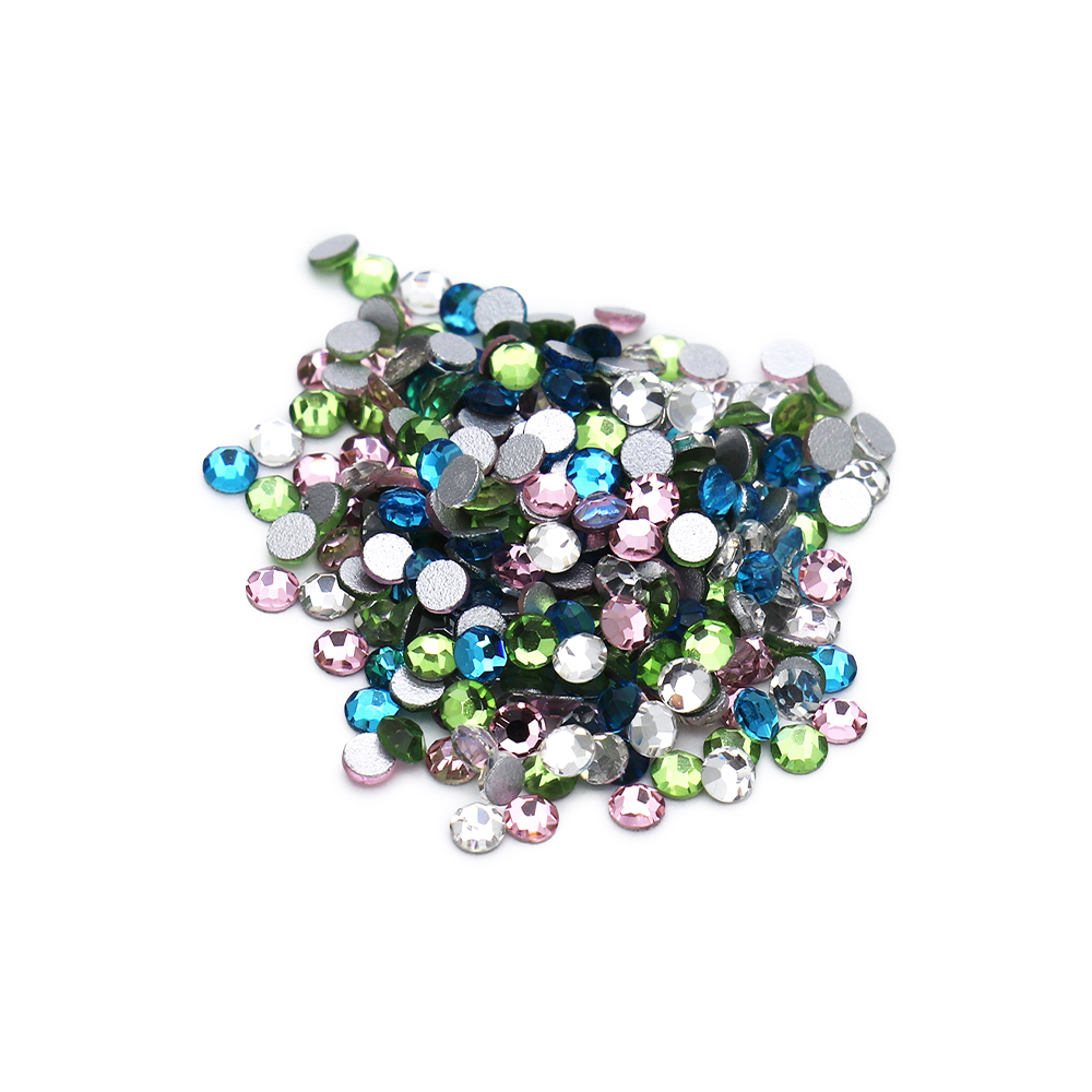 ネコポス送料無料]ラインストーン カラフルラインストーンMIX 全4種