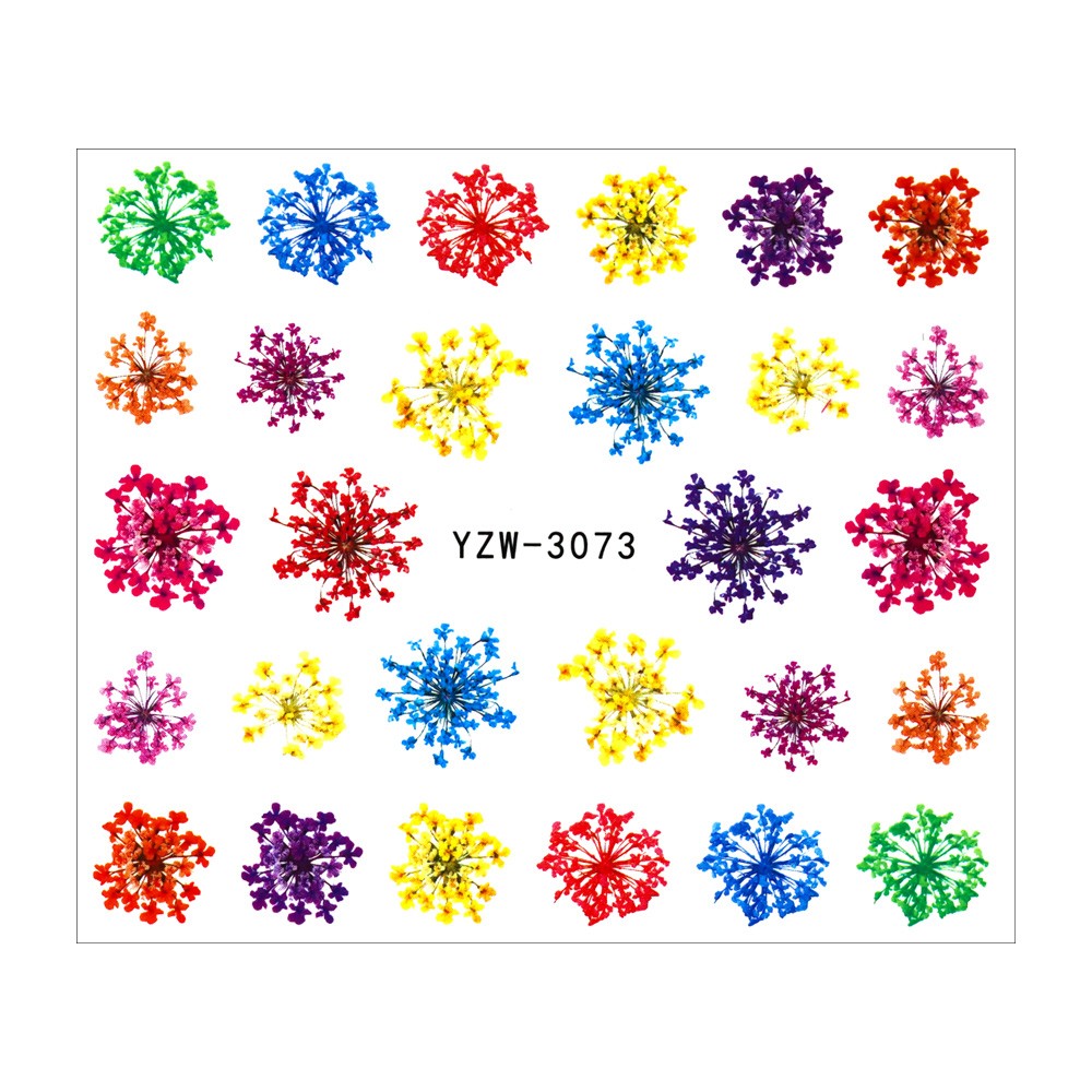 お年玉20％offクーポン配布]ウォーターネイルシール[水タイプ]押し花風