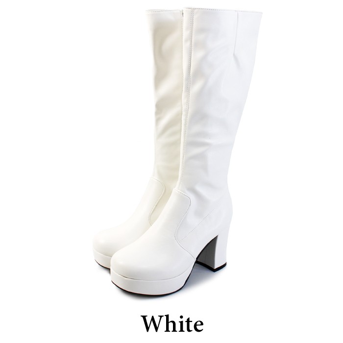 送料無料 ブーツ レディース 厚底 黒 白 ロングブーツ イベント コスプレ 74 64ys723 74 64ys723 レディースシューズ Decorate 通販 Yahoo ショッピング