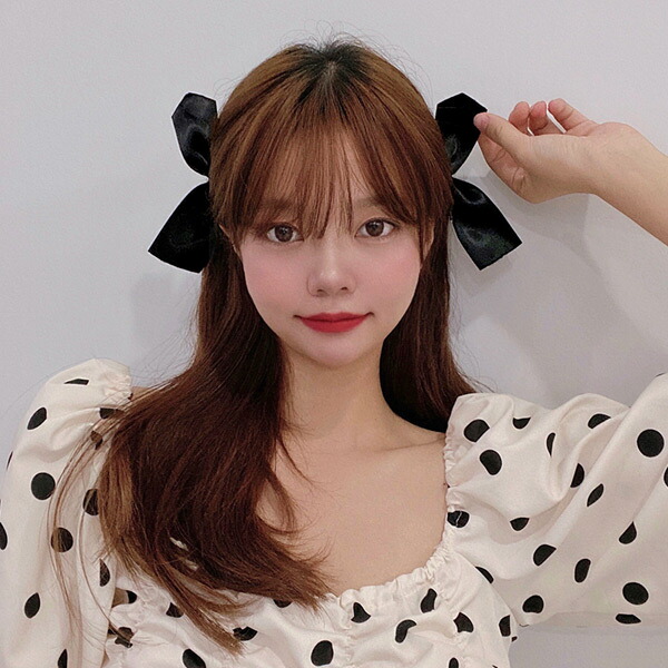【VERY掲載 韓国人気ブランド】Rest&Recriationロゴヘアクリップ Rest & Recreation] LOGO HAIR CLIP(M) - BLACK 正規韓国