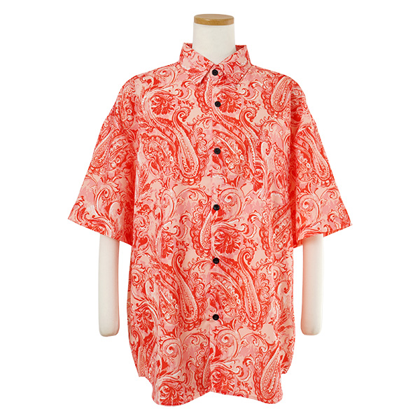 柄シャツ ペイズリー ペイズリー柄 オリエンタル 異国 アジアン