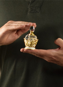 Gold & Glass ゴールドガラス 香水瓶 オーバルボール パヒュームボトル ミニ ガラス |  | 05