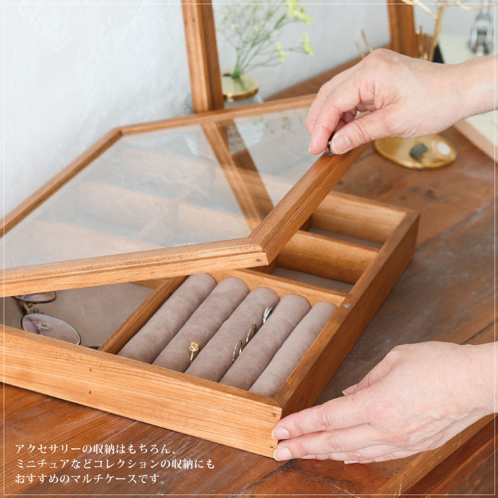 Creer（家具、インテリア） アクセサリーボックス （ リング
