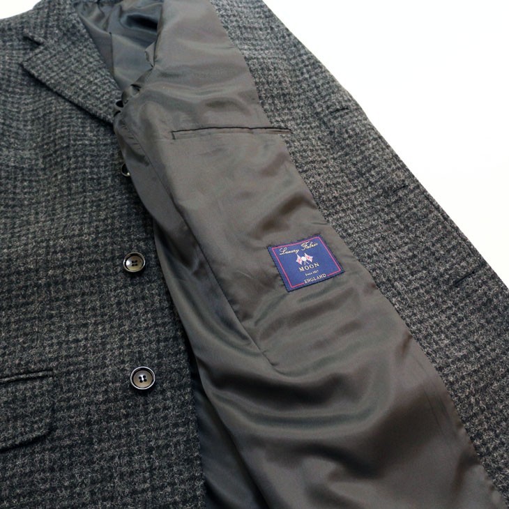 ツイード メンズ チェスターコート 新品秋冬 英国 MOON ムーン TWEED