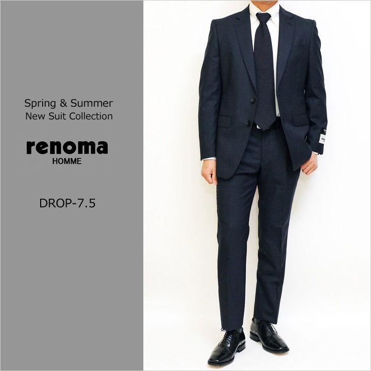 スーツ メンズ 春夏 新品 renoma レノマ オム 英国 ブリティッシュ