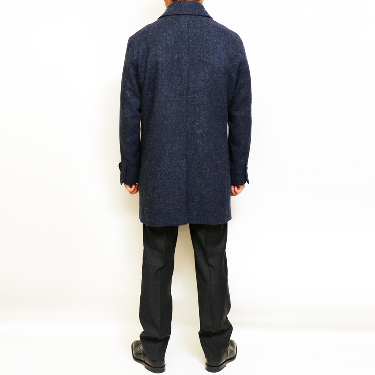 HARRIS TWEED（ハリスツイード） SALE コート 新品 秋冬 英国 ネイビー