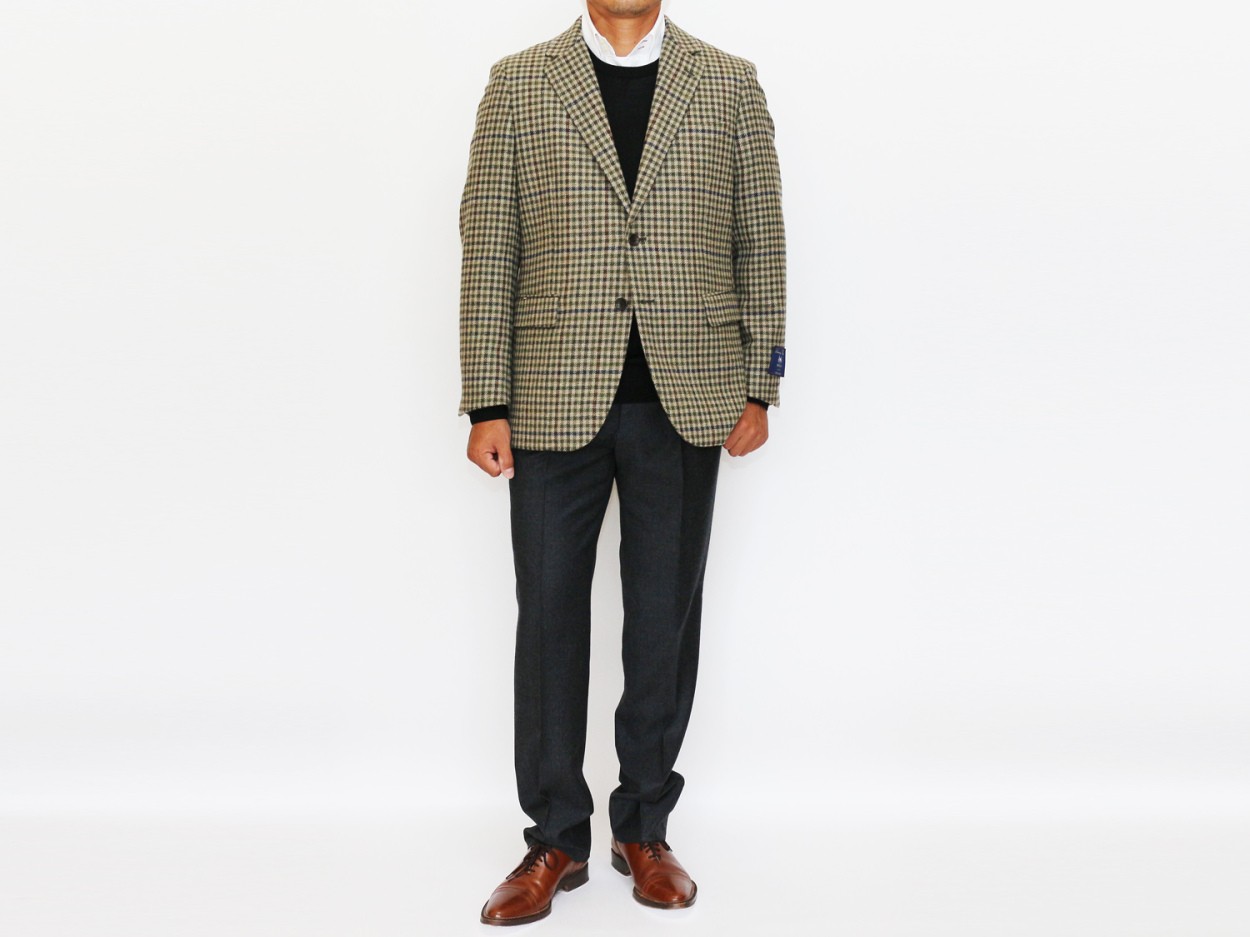 ジャケット テーラード ブレザー 秋冬 新品 英国 MOON ムーン ツイード