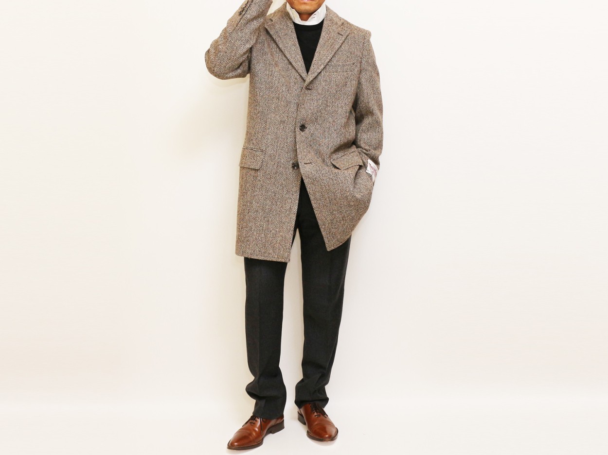 【suits select】チェスターコート(Harris Tweed) trim_ofkss_itemd79696ca8f4c11e
