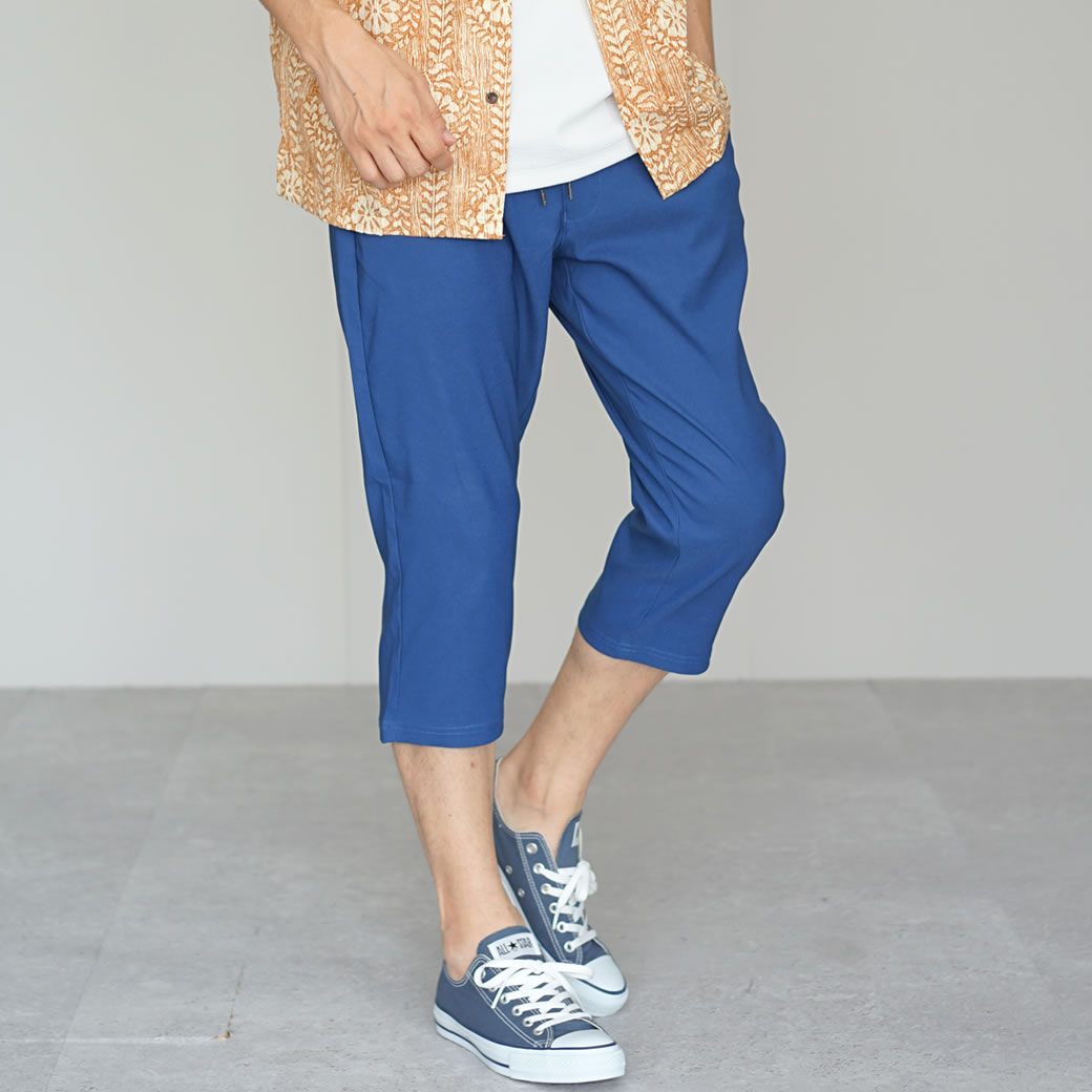 接触冷感 スリム ストレッチ クロップドパンツ メンズ 7分丈 おしゃれ ブランド 人気 春 夏 |  | 04