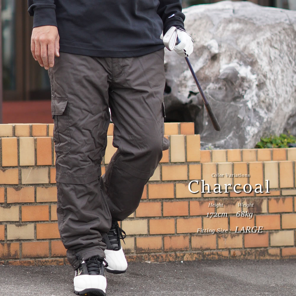 FIRST DOWN the basic ファーストダウン ザ・ベーシック 暖パン メンズ 驚暖 裏ボア カーゴパンツ 暖かい あったか おしゃれ 秋冬 | FIRST DOWN | 01