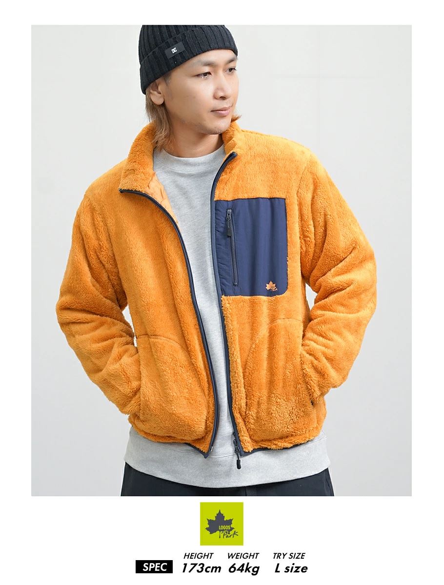 LOGOS（ロゴス） LOGOS PARK パーク ボアブルゾン ジャケット メンズ