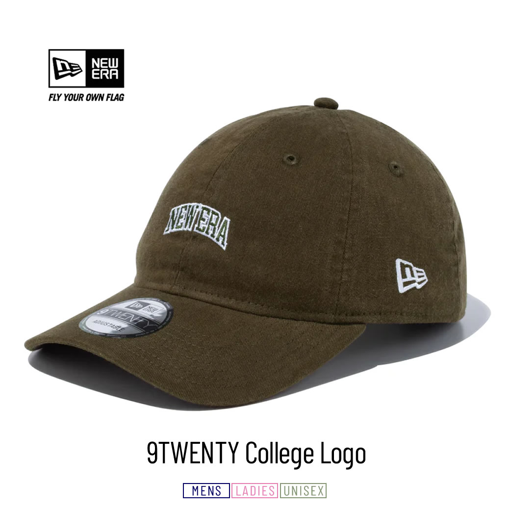 ニューエラ キャップ 帽子 メンズ レディース NEW ERA 9TWENTY 920 College Logo カレッジロゴ ウォルナット | NEW ERA | 01