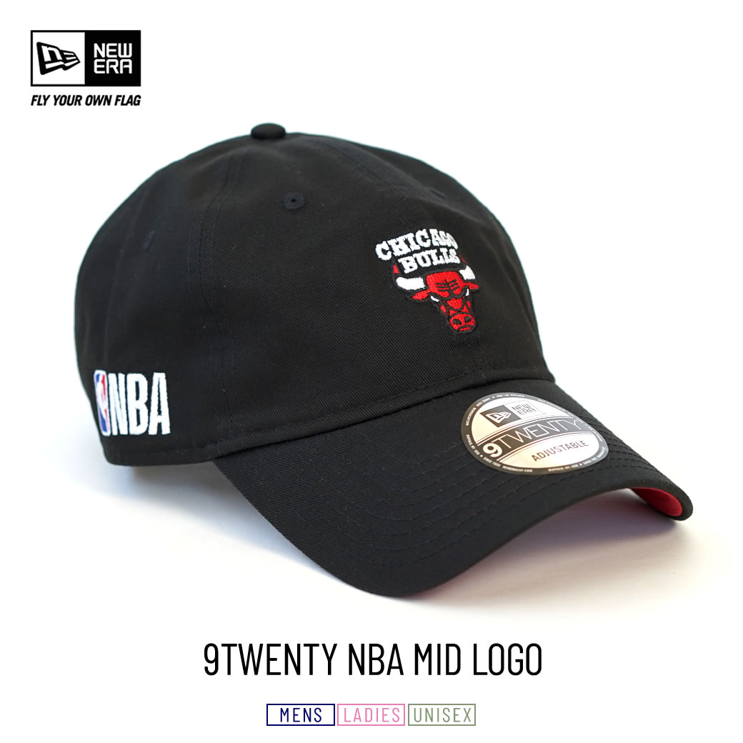 ニューエラ キャップ 帽子 メンズ レディース NEW ERA 9TWENTY 920 NBA Mid Logo ミッドロゴ シカゴ・ブルズ ブラック | NEW ERA | 01