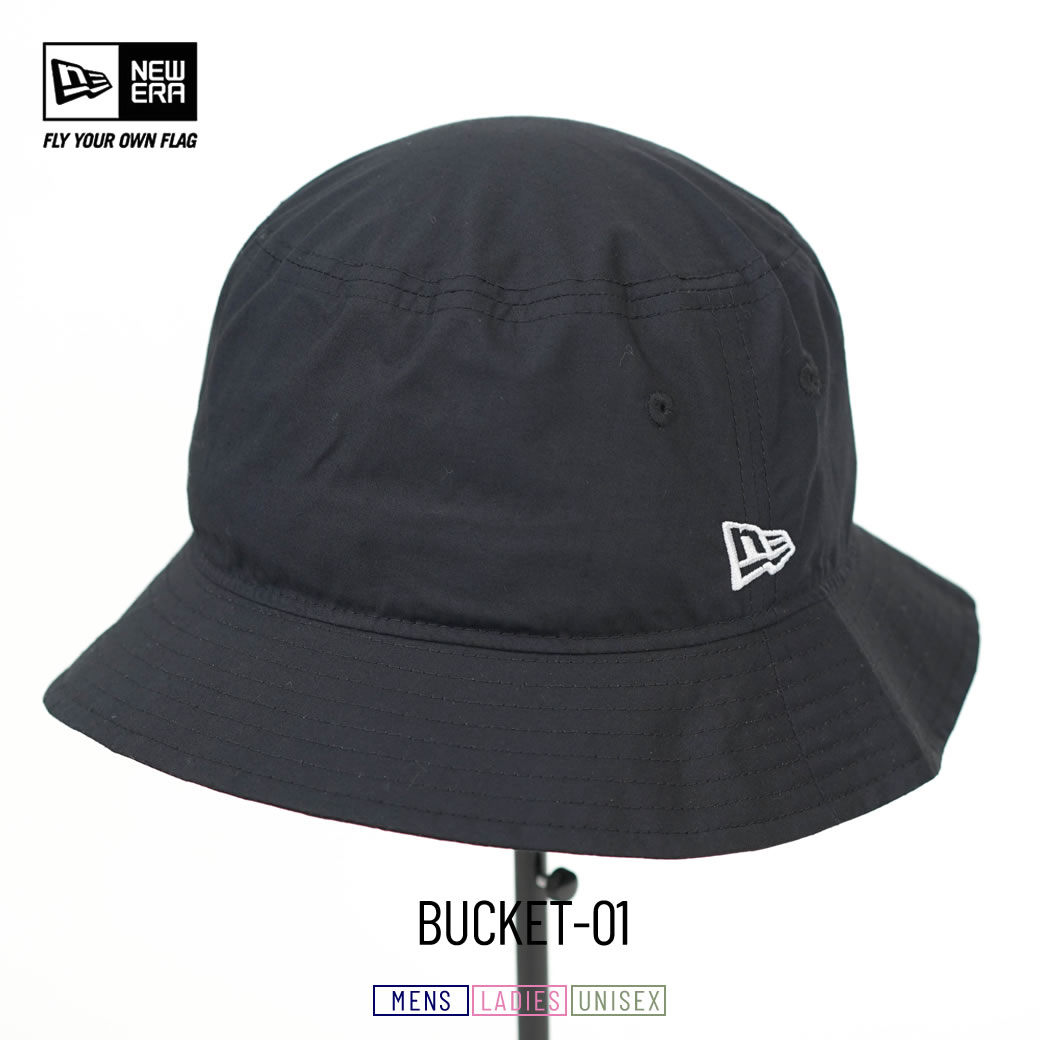 ニューエラ バケットハット メンズ レディース バケハ NEWERA バケット01 Typewriter タイプライター ベーシック ブラック 14109554 | NEW ERA | 01