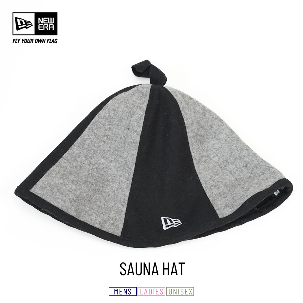 ニューエラ サウナハット メンズ レディース NEWERA サウナハット Sauna Hat フェルト ブラック/グレー 14109996 | NEW ERA | 01