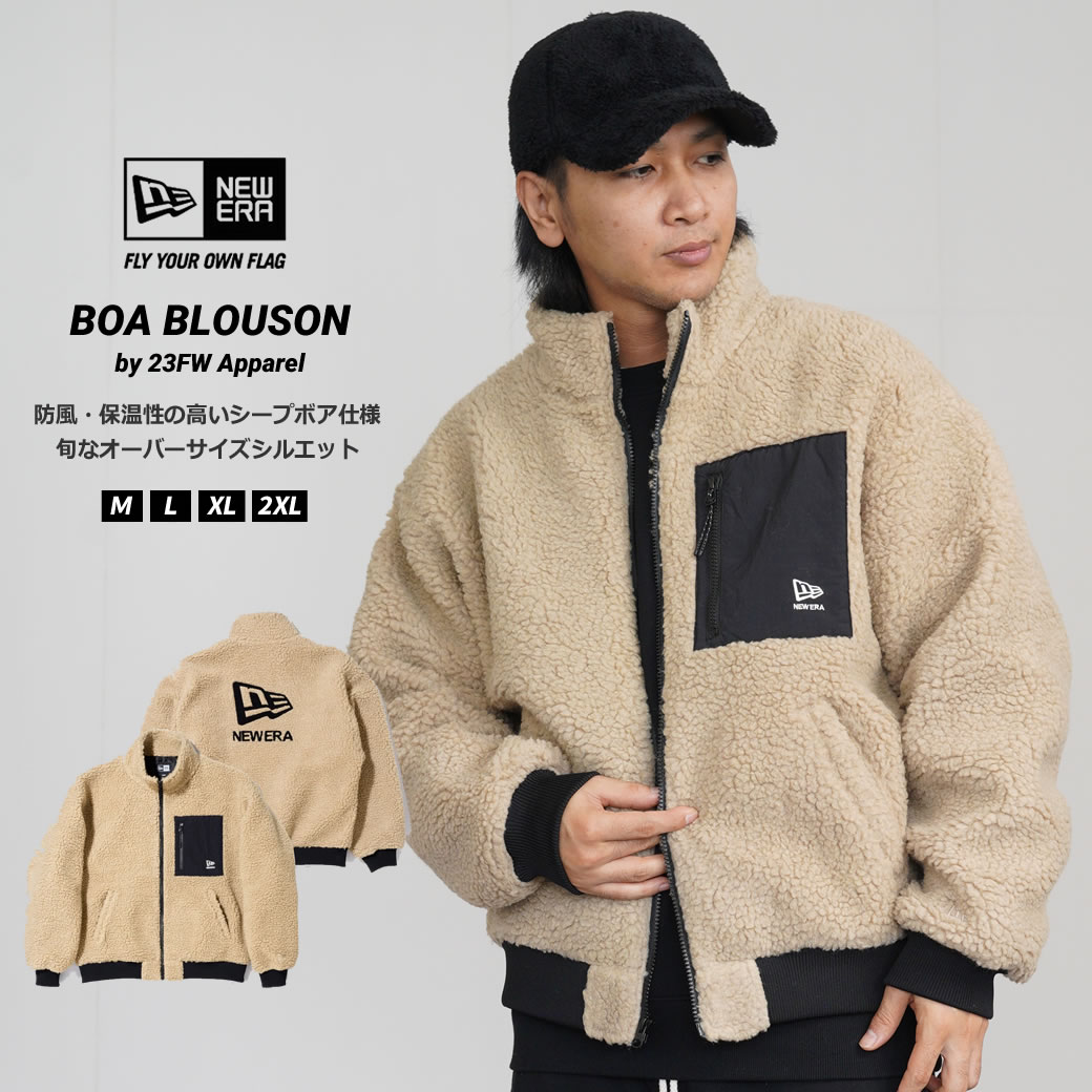 ニューエラ ボアブルゾン メンズ アウター NEW ERA Boa Blouson