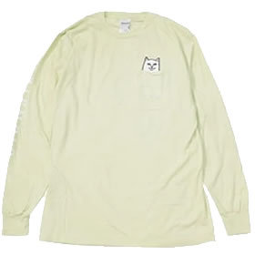 RIPNDIP リップンディップ ロンT ポケットTシャツ メンズ レディース ストリート ブランド USAモデル Lord Nermal Pocket Long Sleeve | RIPNDIP | 06